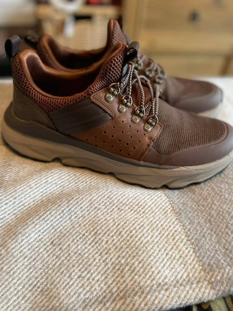Skechers Mens brown trainers size 8 